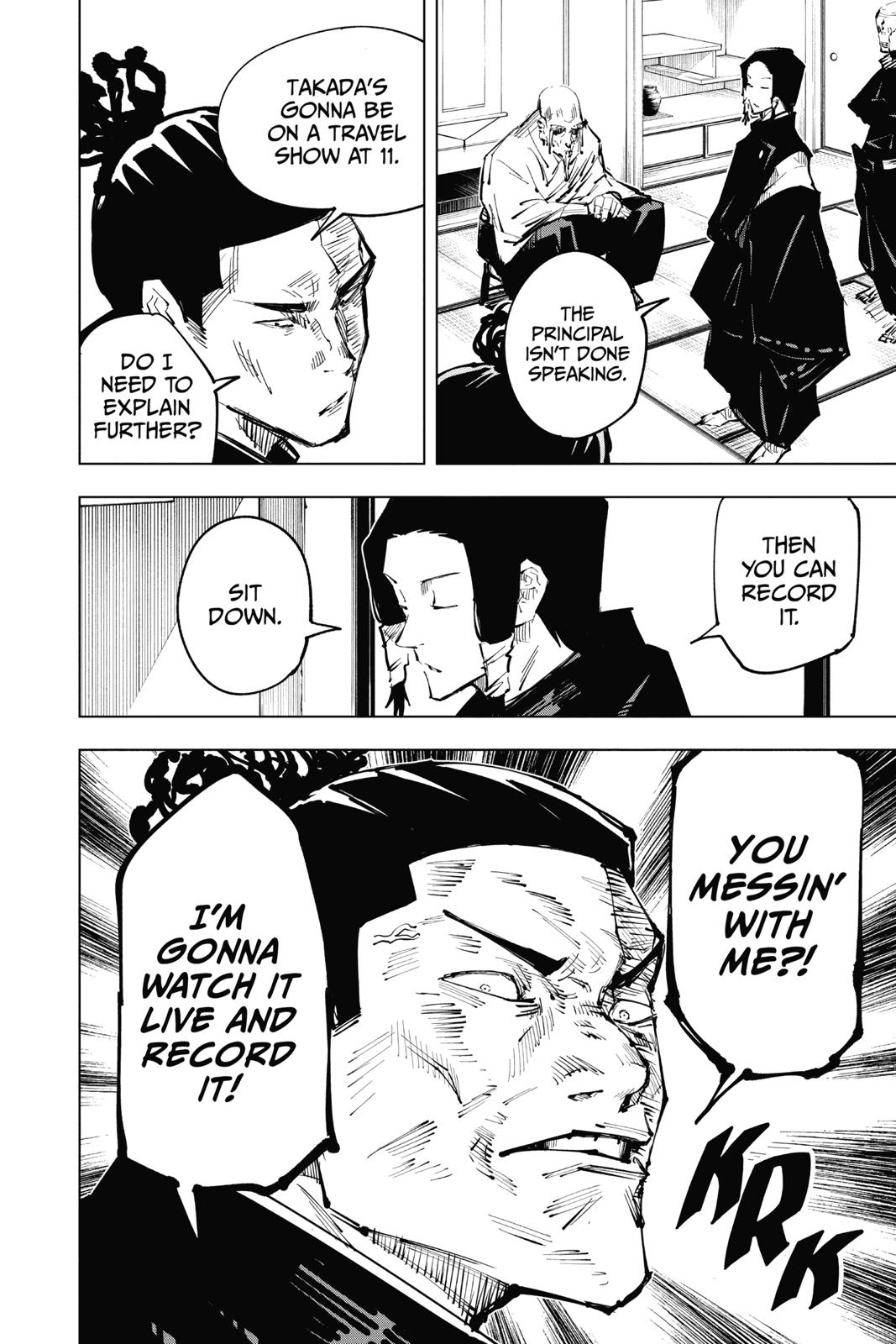 Jujutsu Kaisen Chapter 33 page 9 - Chapter 33: Kyoto Sister School Goodwill Event - Team Battle, Part 0
