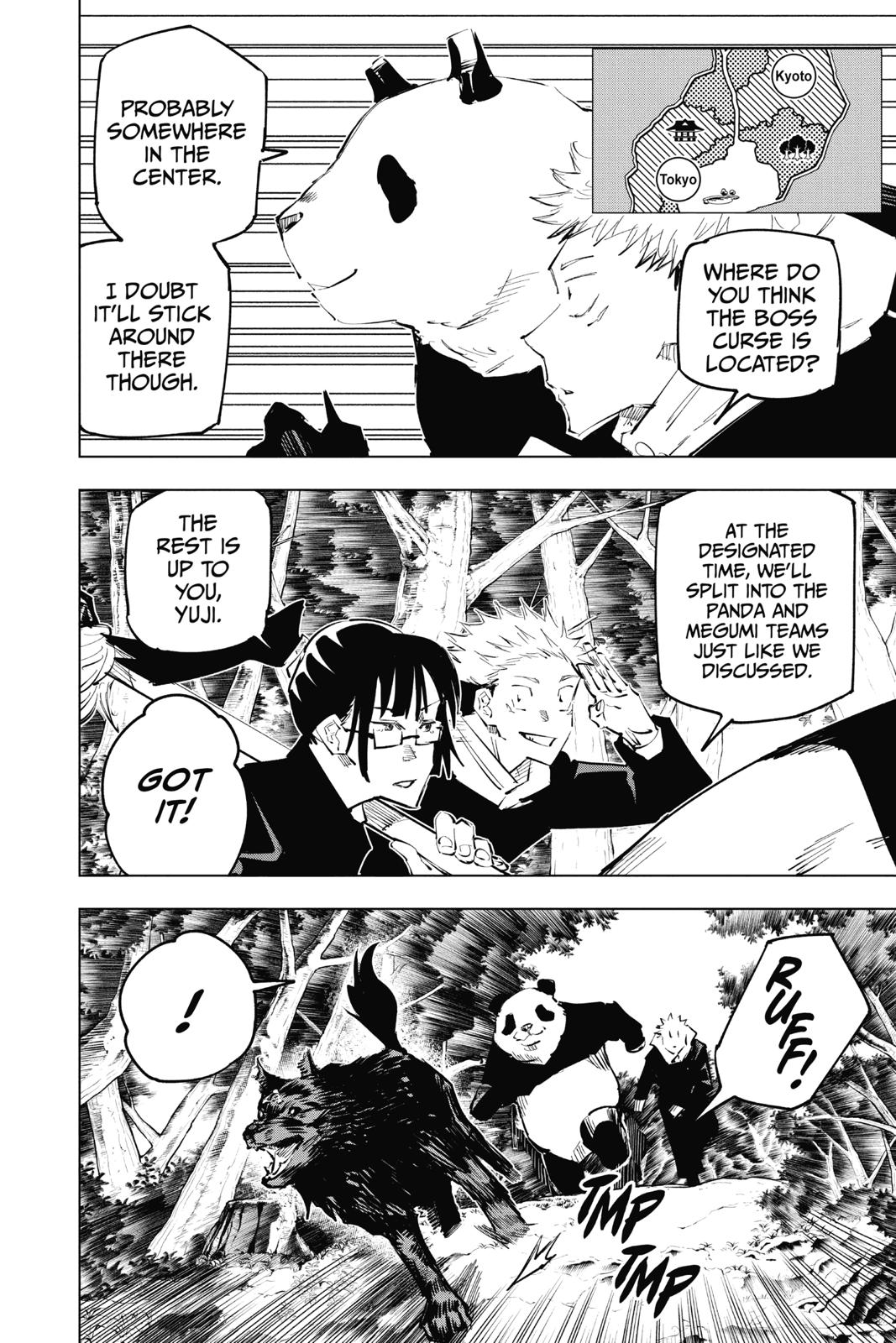 Jujutsu Kaisen Chapter 34 page 4 - Chapter 34: Kyoto Sister School Goodwill Event - Team Battle, Part 1