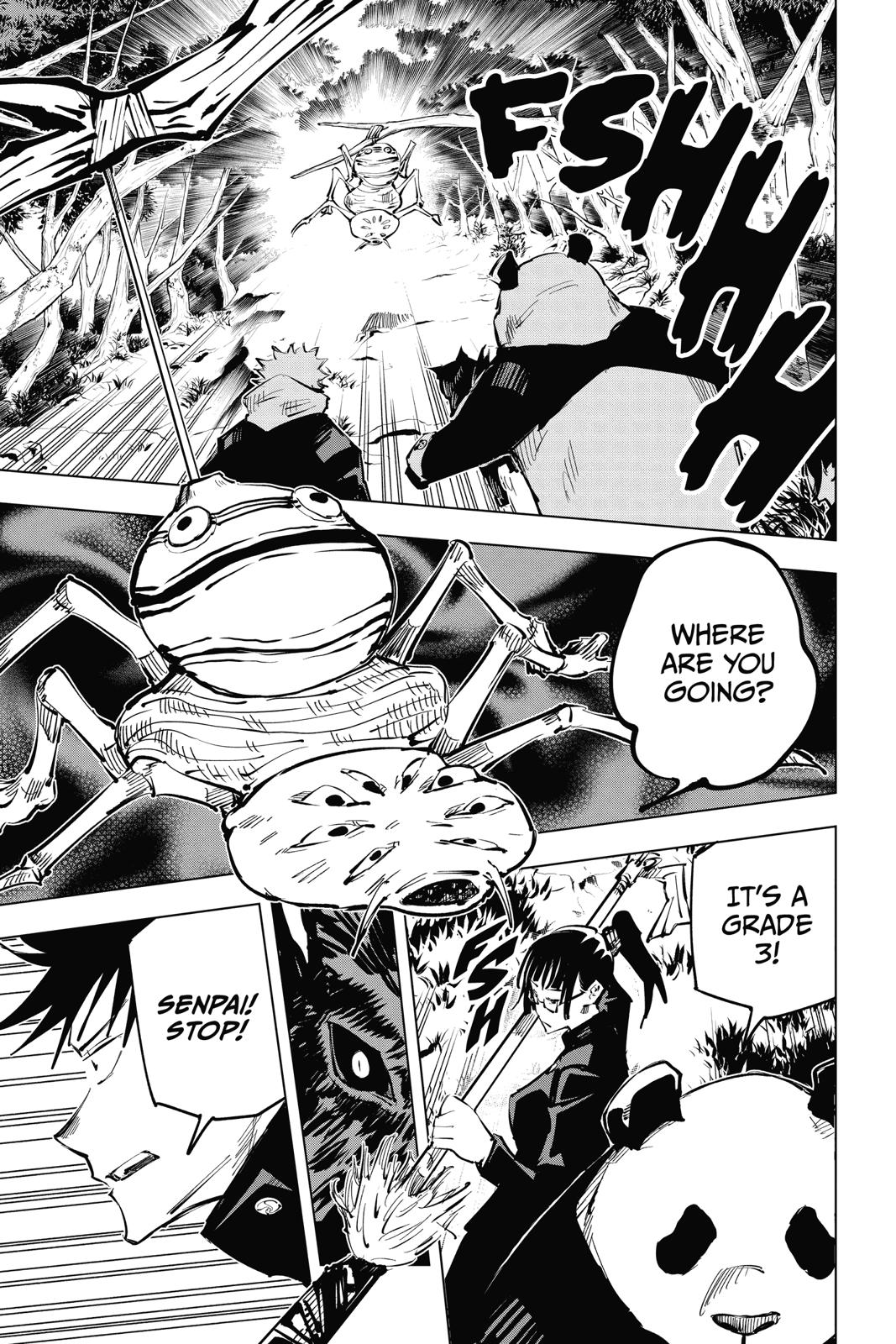 Jujutsu Kaisen Chapter 34 page 5 - Chapter 34: Kyoto Sister School Goodwill Event - Team Battle, Part 1