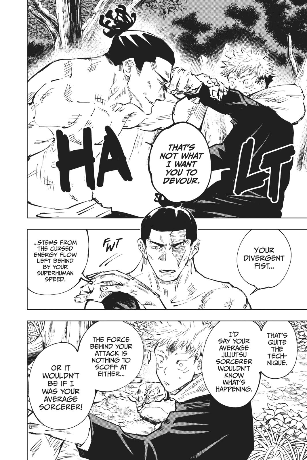 Jujutsu Kaisen Chapter 37 page 8 - Chapter 37: Kyoto Sister School Goodwill Event - Team Battle, Part 4