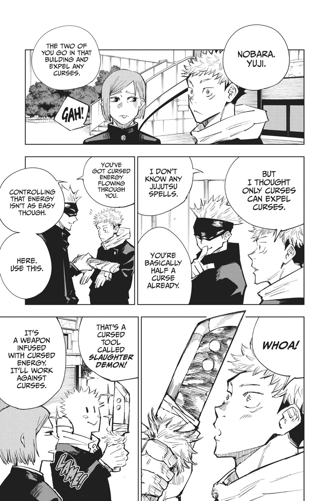 Jujutsu Kaisen Chapter 4 page 9 - Chapter 4: Girl of Steel