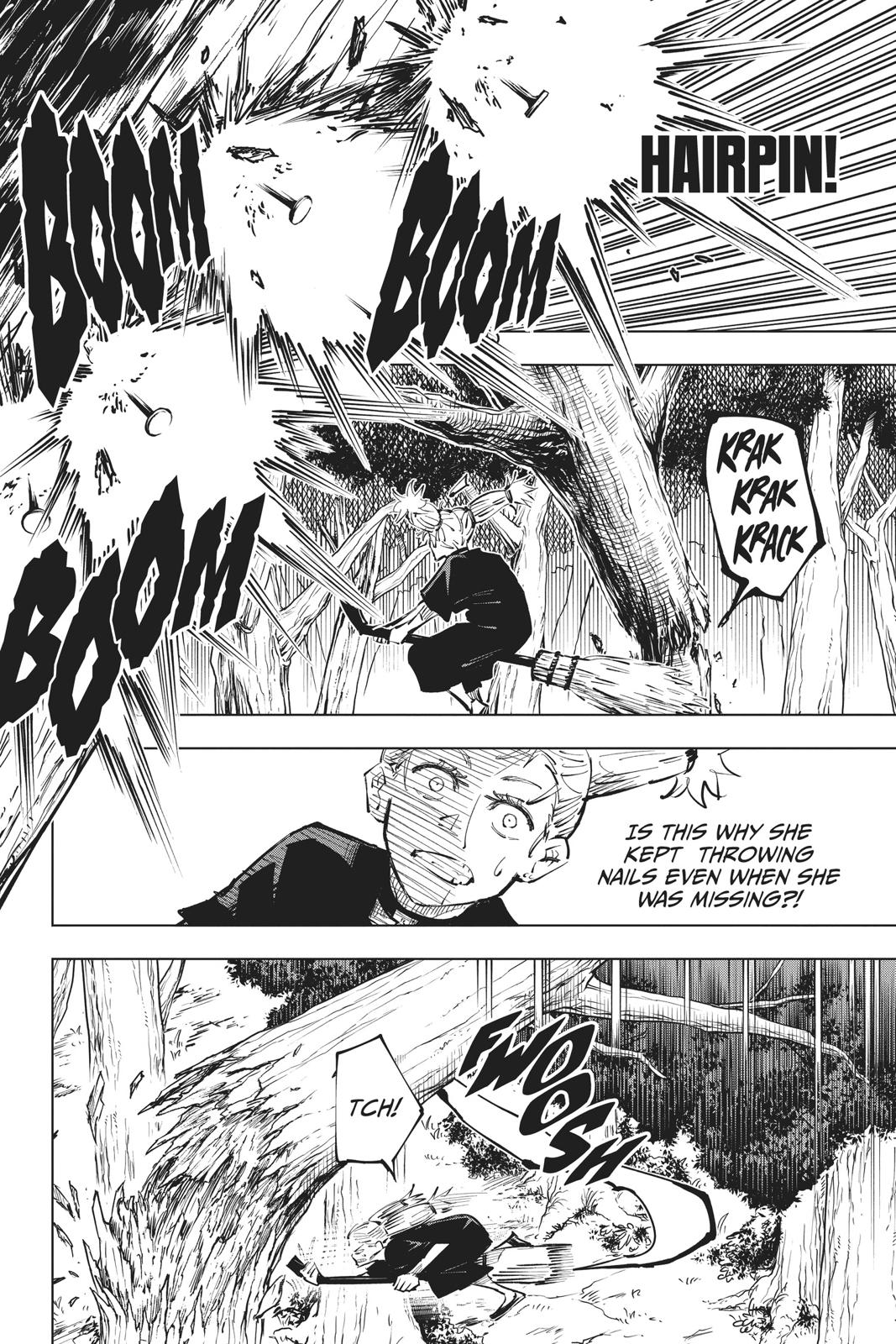Jujutsu Kaisen Chapter 41 page 8 - Chapter 41: Kyoto Sister School Goodwill Event - Team Battle, Part 8