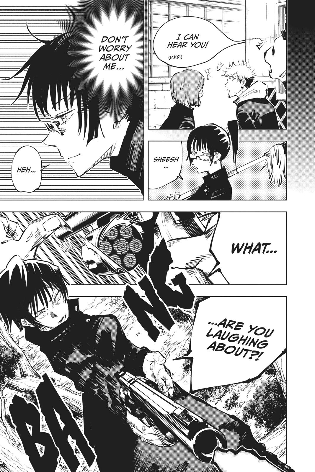 Jujutsu Kaisen Chapter 42 page 3 - Chapter 42: Kyoto Sister School Goodwill Event - Team Battle, Part 9