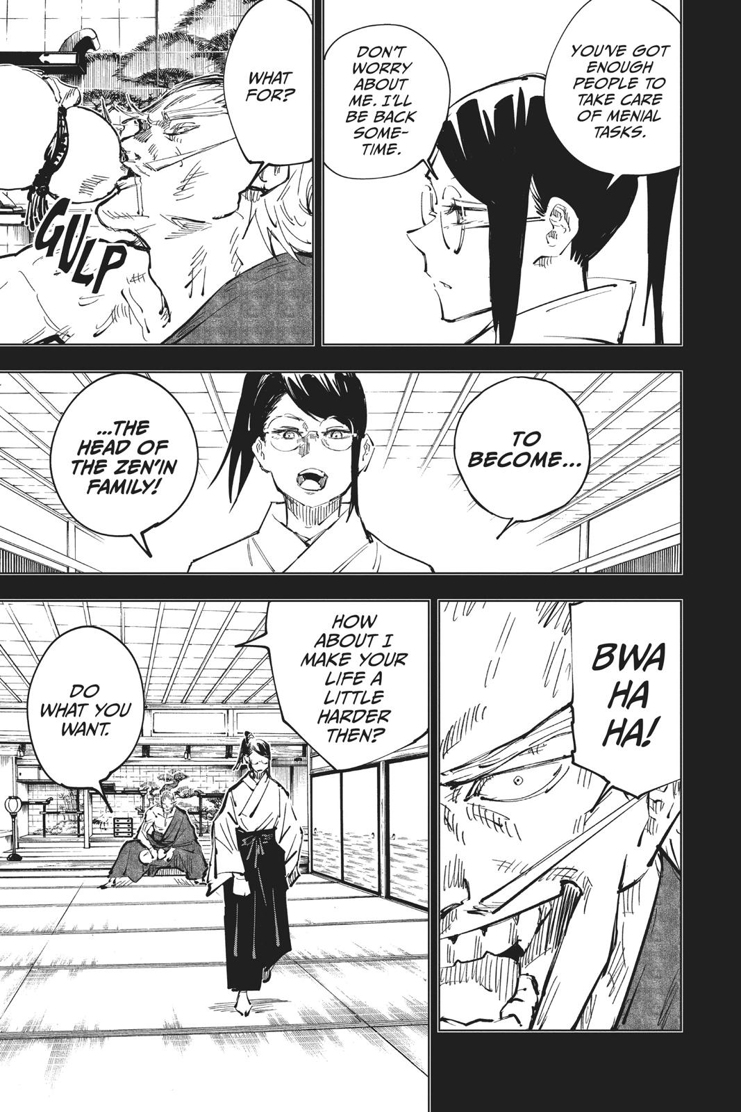 Jujutsu Kaisen Chapter 42 page 9 - Chapter 42: Kyoto Sister School Goodwill Event - Team Battle, Part 9