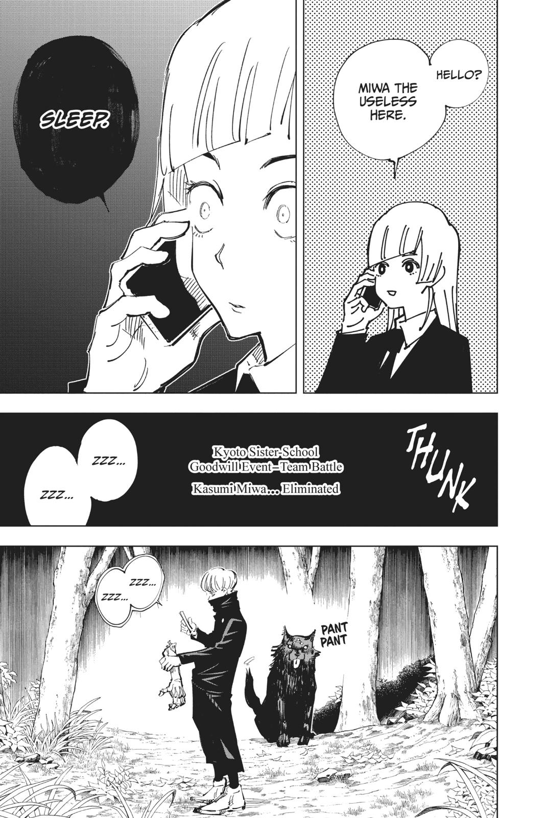 Jujutsu Kaisen Chapter 43 page 11 - Chapter 43: Kyoto Sister School Goodwill Event - Team Battle, Part 10