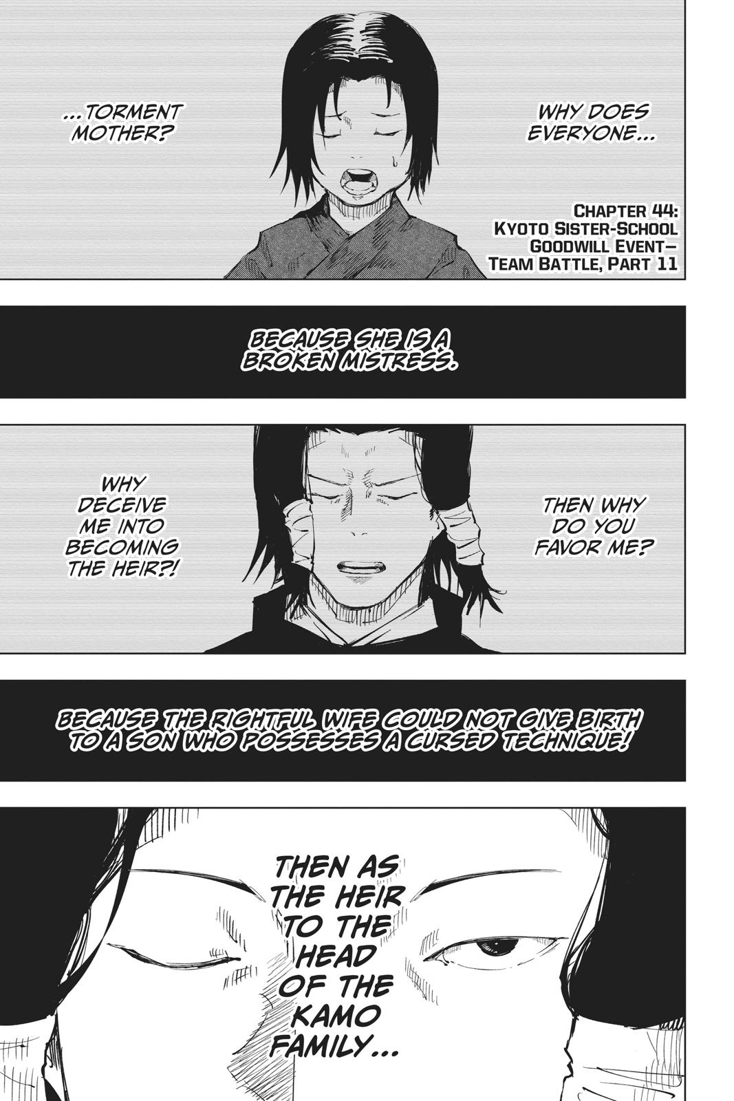 Jujutsu Kaisen Chapter 44 page 7 - Chapter 44: Kyoto Sister School Goodwill Event - Team Battle, Part 11