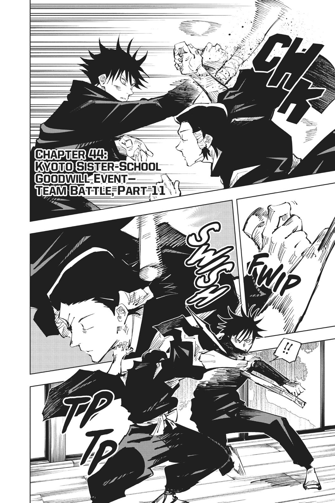 Jujutsu Kaisen Chapter 44 page 8 - Chapter 44: Kyoto Sister School Goodwill Event - Team Battle, Part 11
