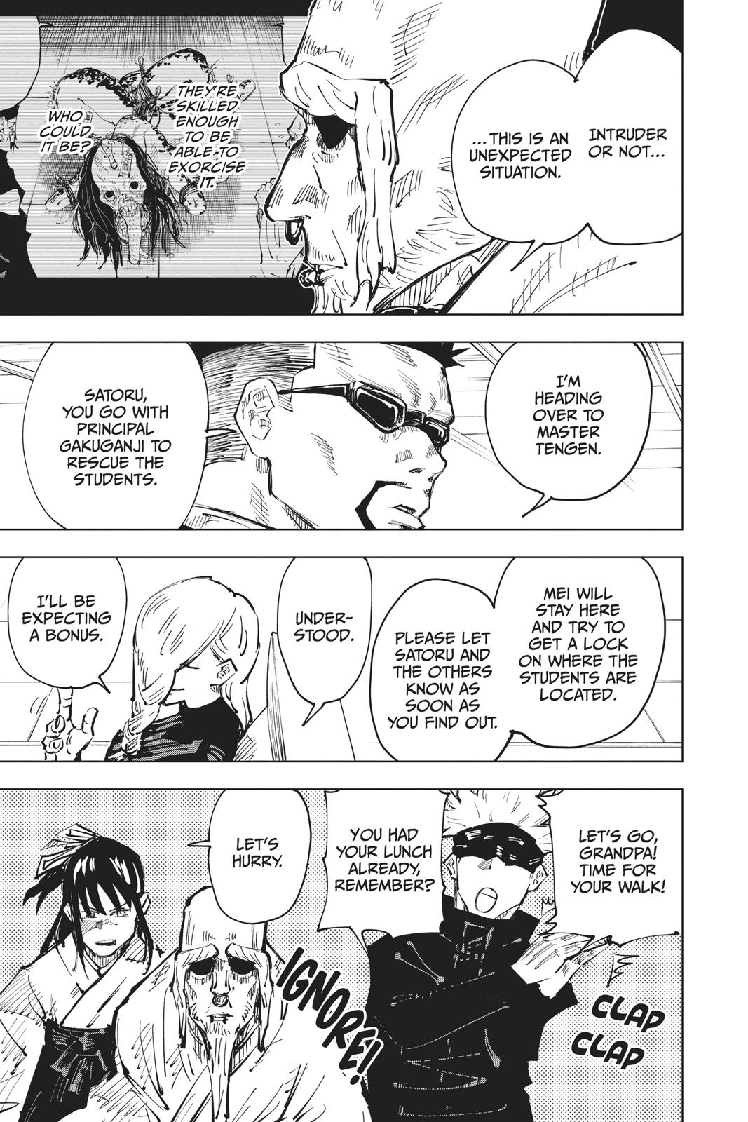 Jujutsu Kaisen Chapter 45 page 3 - Chapter 45: Sage