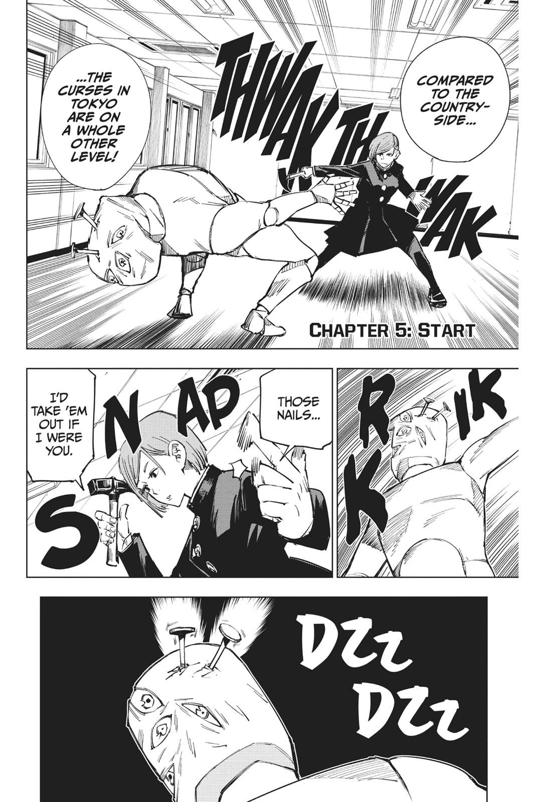 Jujutsu Kaisen Chapter 5 page 1 - Chapter 5: Start