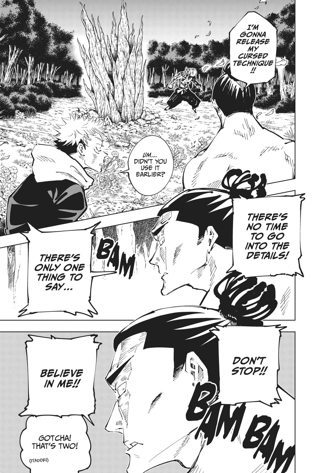 Jujutsu Kaisen Chapter 50 page 3 - Chapter 50: Feeling