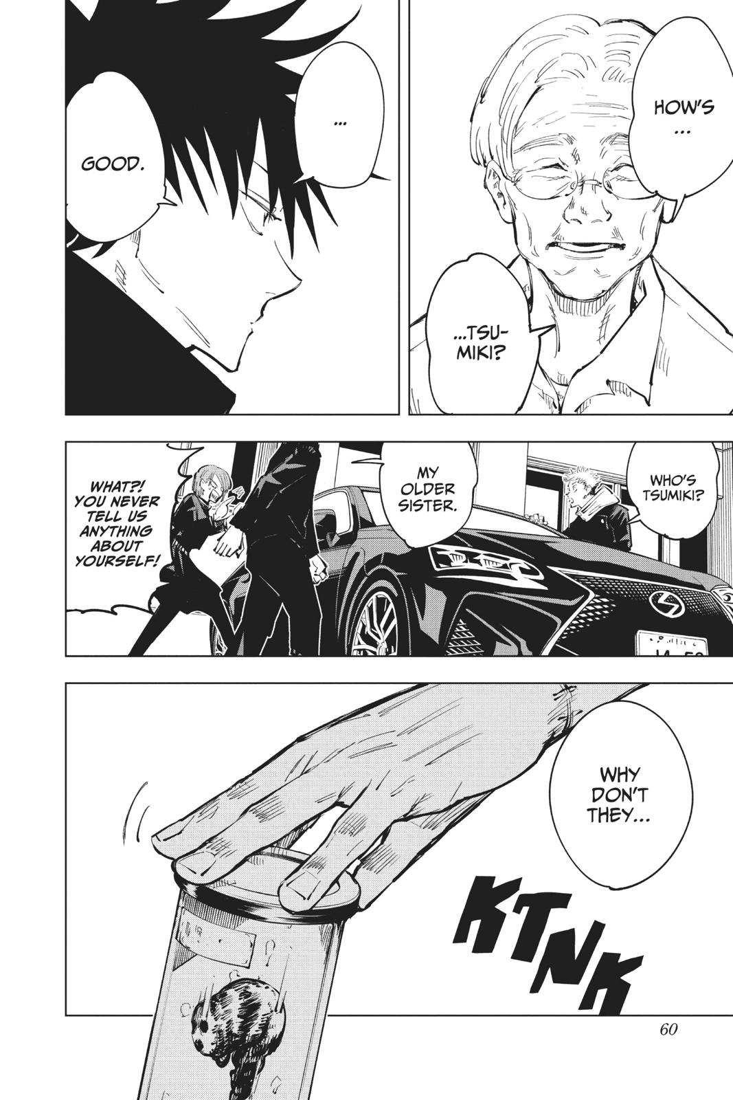 Jujutsu Kaisen Chapter 55 page 14 - Chapter 55: The Origin of Obedience