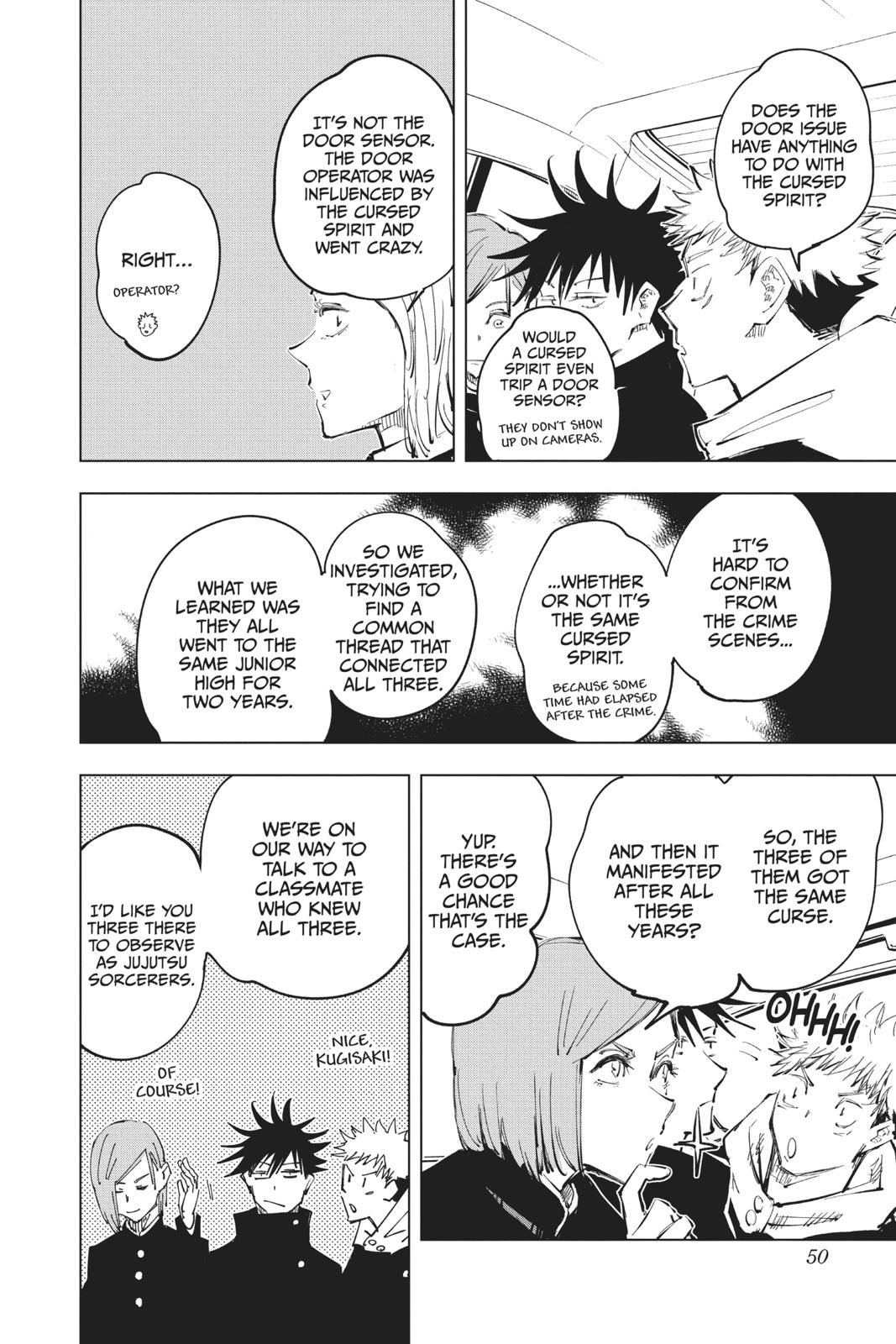 Jujutsu Kaisen Chapter 55 page 4 - Chapter 55: The Origin of Obedience