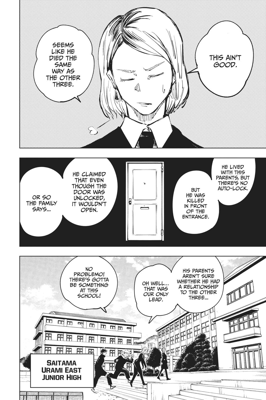 Jujutsu Kaisen Chapter 55 page 6 - Chapter 55: The Origin of Obedience