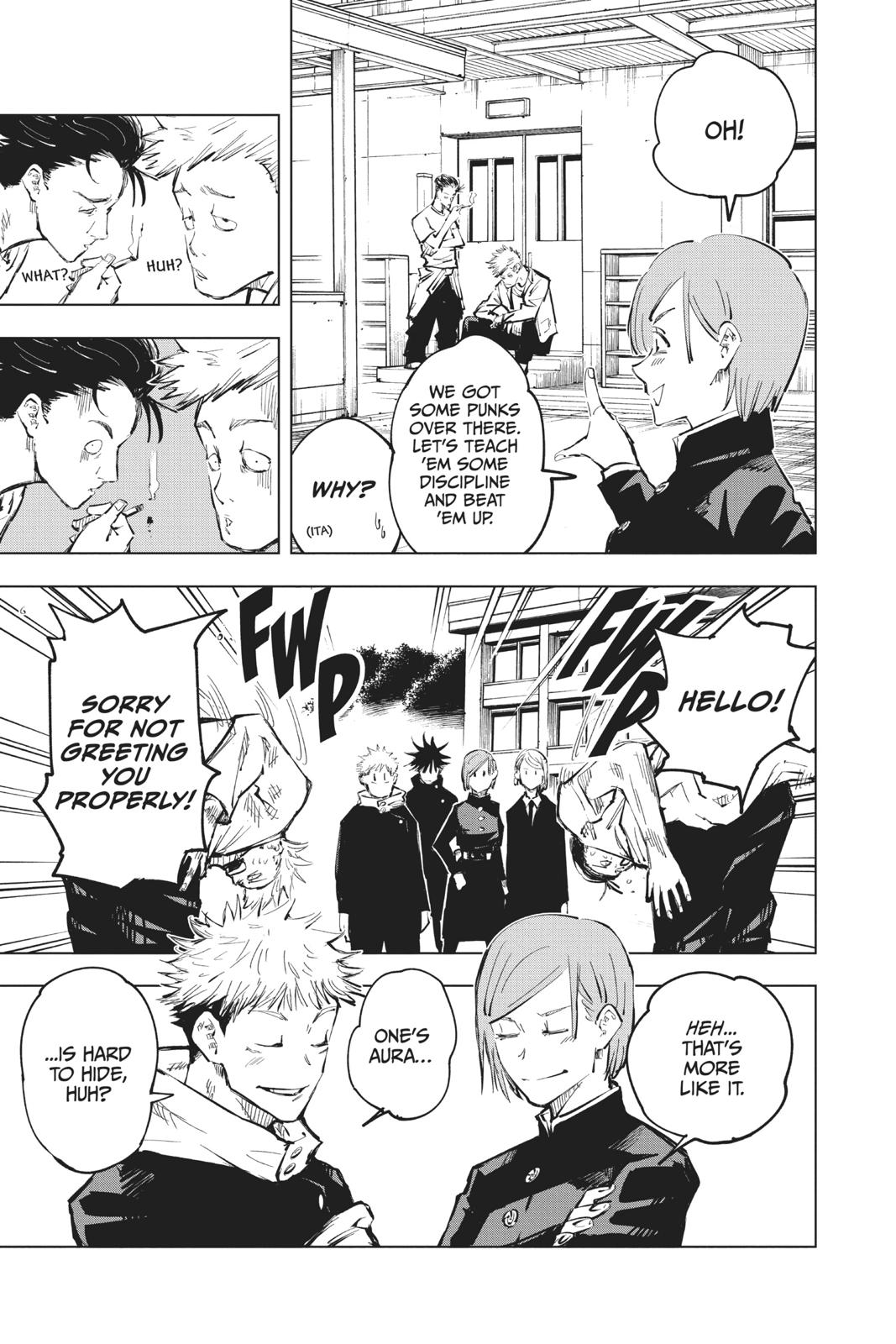 Jujutsu Kaisen Chapter 55 page 7 - Chapter 55: The Origin of Obedience