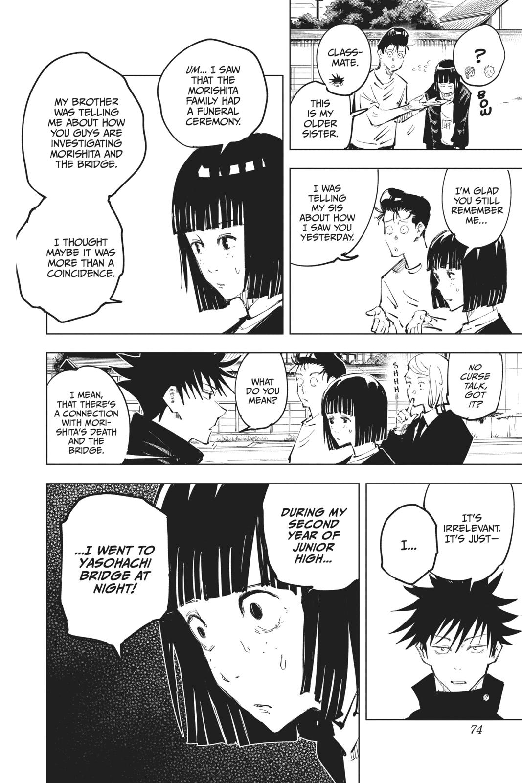 Jujutsu Kaisen Chapter 56 page 7 - Chapter 56: The Origin of Obedience, Part 2
