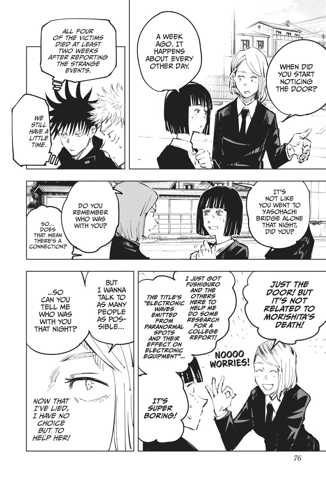 Jujutsu Kaisen Chapter 56 page 9 - Chapter 56: The Origin of Obedience, Part 2