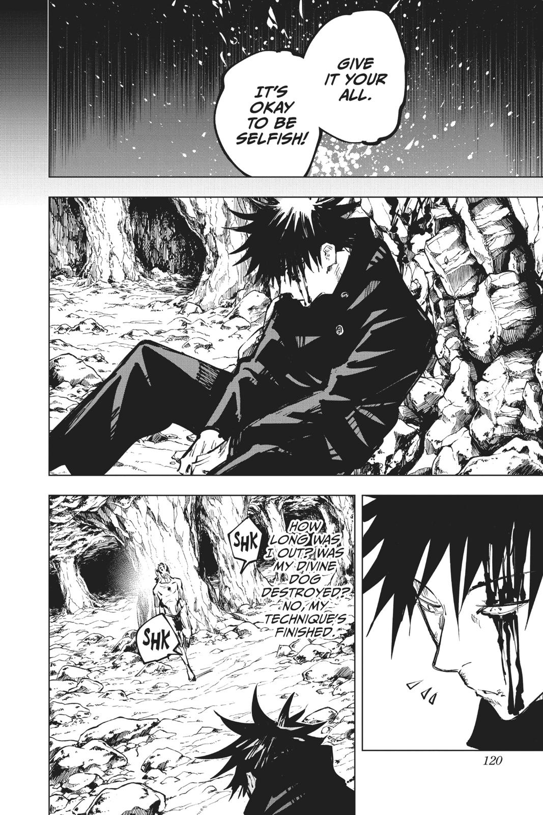 Jujutsu Kaisen Chapter 58 page 10 - Chapter 58: The Origin of Obedience, Part 4