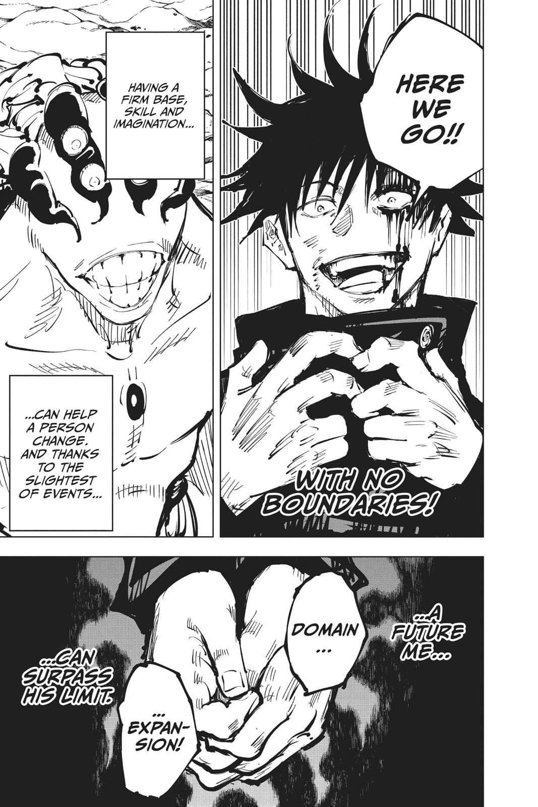 Jujutsu Kaisen Chapter 58 page 13 - Chapter 58: The Origin of Obedience, Part 4
