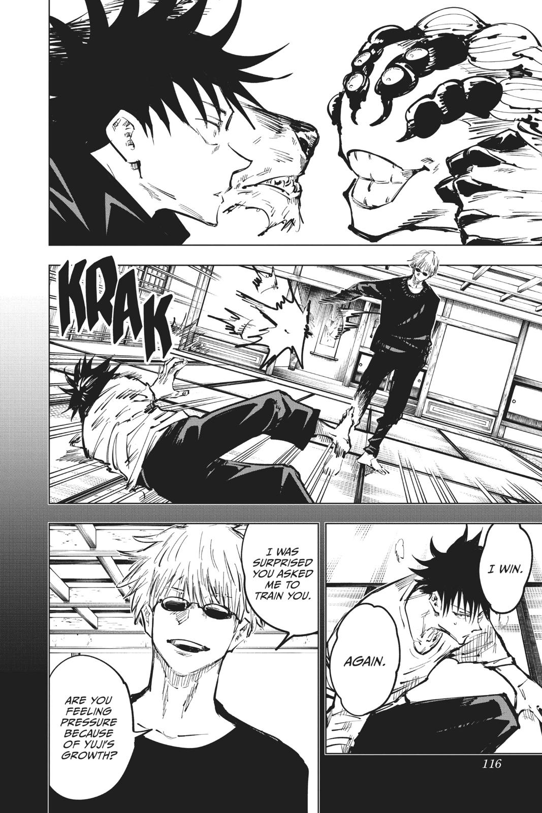 Jujutsu Kaisen Chapter 58 page 6 - Chapter 58: The Origin of Obedience, Part 4