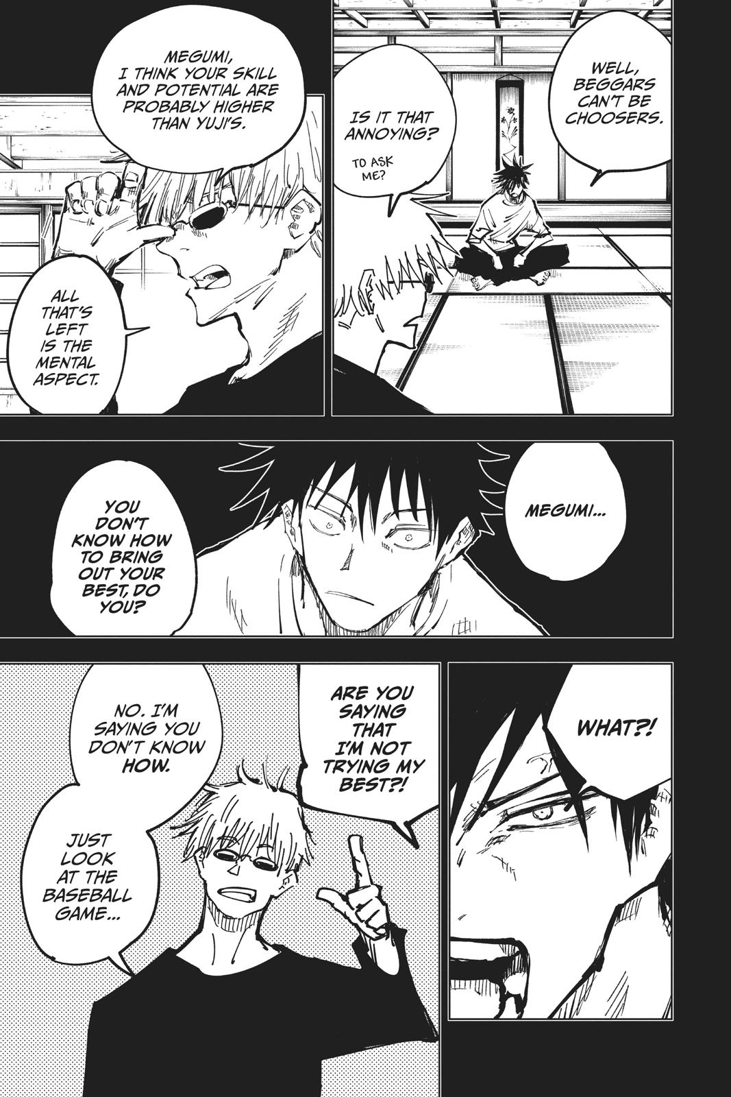 Jujutsu Kaisen Chapter 58 page 7 - Chapter 58: The Origin of Obedience, Part 4