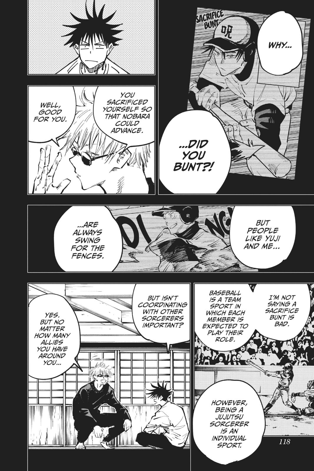 Jujutsu Kaisen Chapter 58 page 8 - Chapter 58: The Origin of Obedience, Part 4