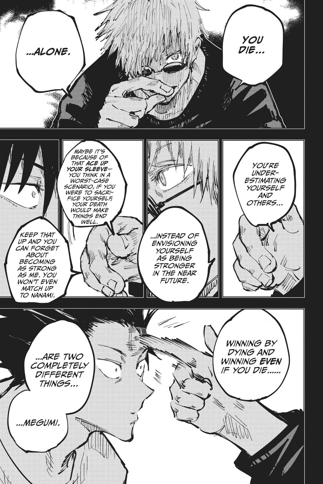 Jujutsu Kaisen Chapter 58 page 9 - Chapter 58: The Origin of Obedience, Part 4