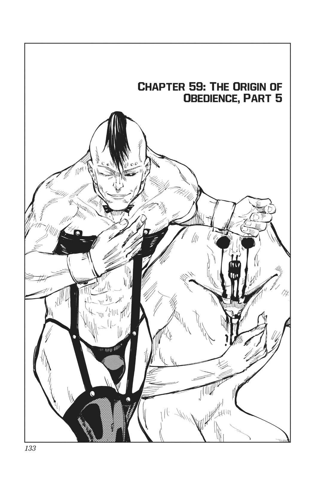 Jujutsu Kaisen Chapter 59 page 1 - Chapter 59: The Origin of Obedience, Part 5