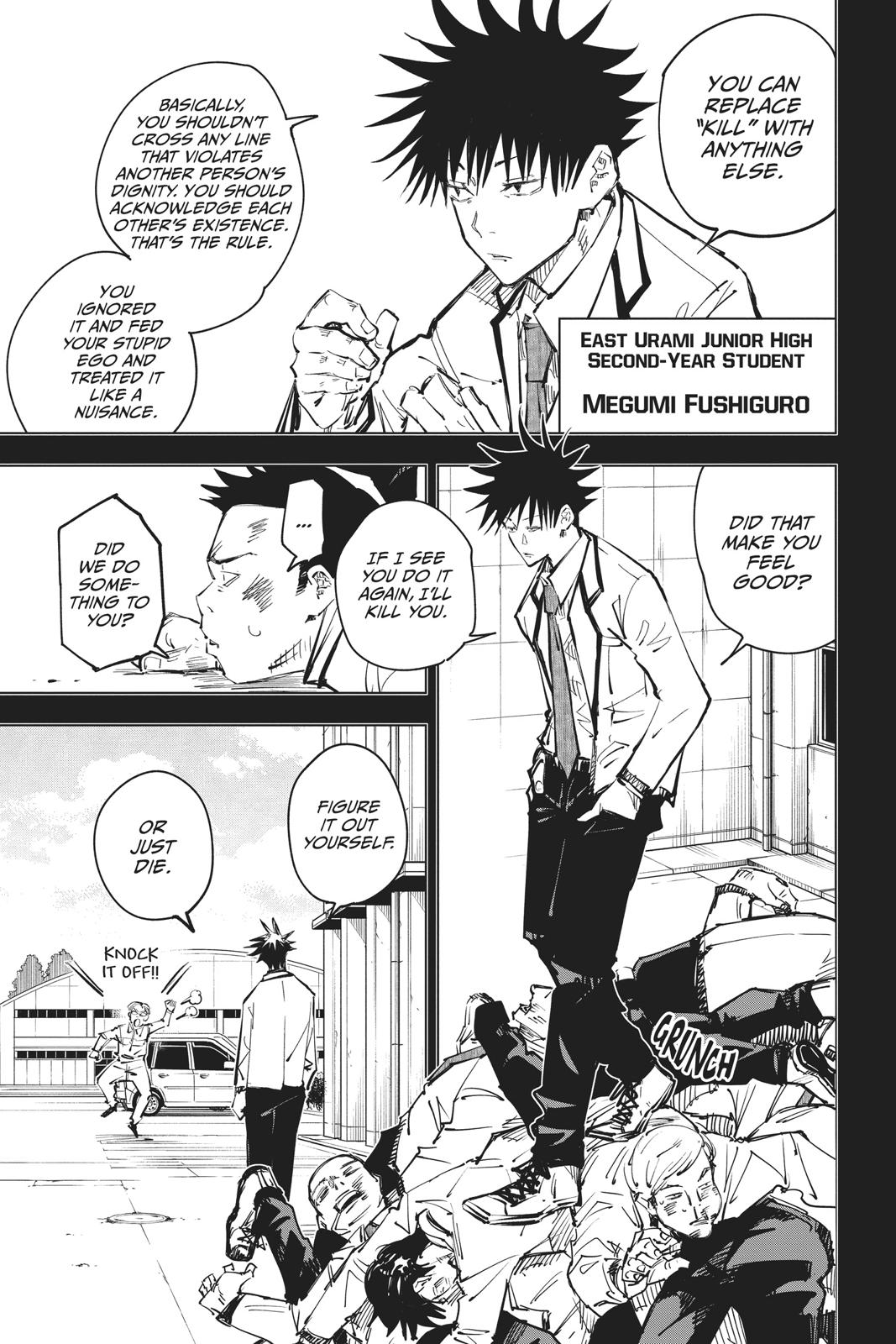 Jujutsu Kaisen Chapter 59 page 5 - Chapter 59: The Origin of Obedience, Part 5
