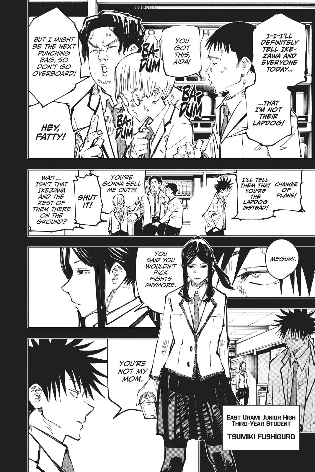 Jujutsu Kaisen Chapter 59 page 6 - Chapter 59: The Origin of Obedience, Part 5