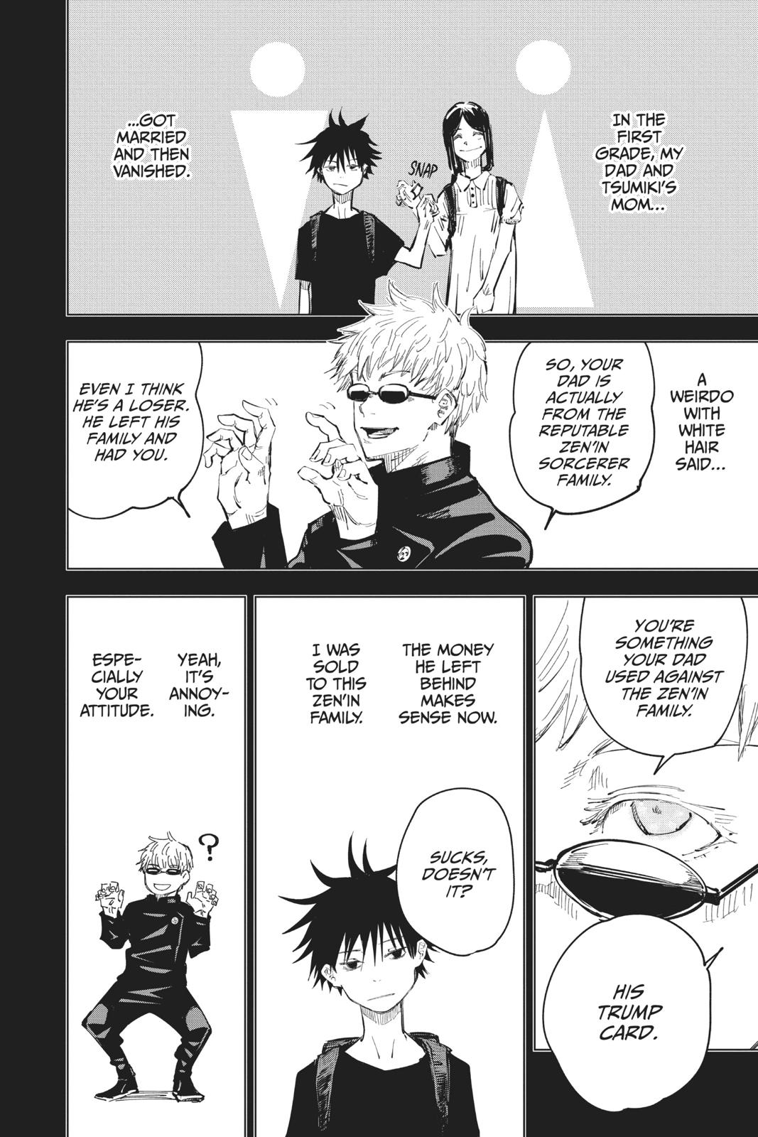Jujutsu Kaisen Chapter 59 page 8 - Chapter 59: The Origin of Obedience, Part 5