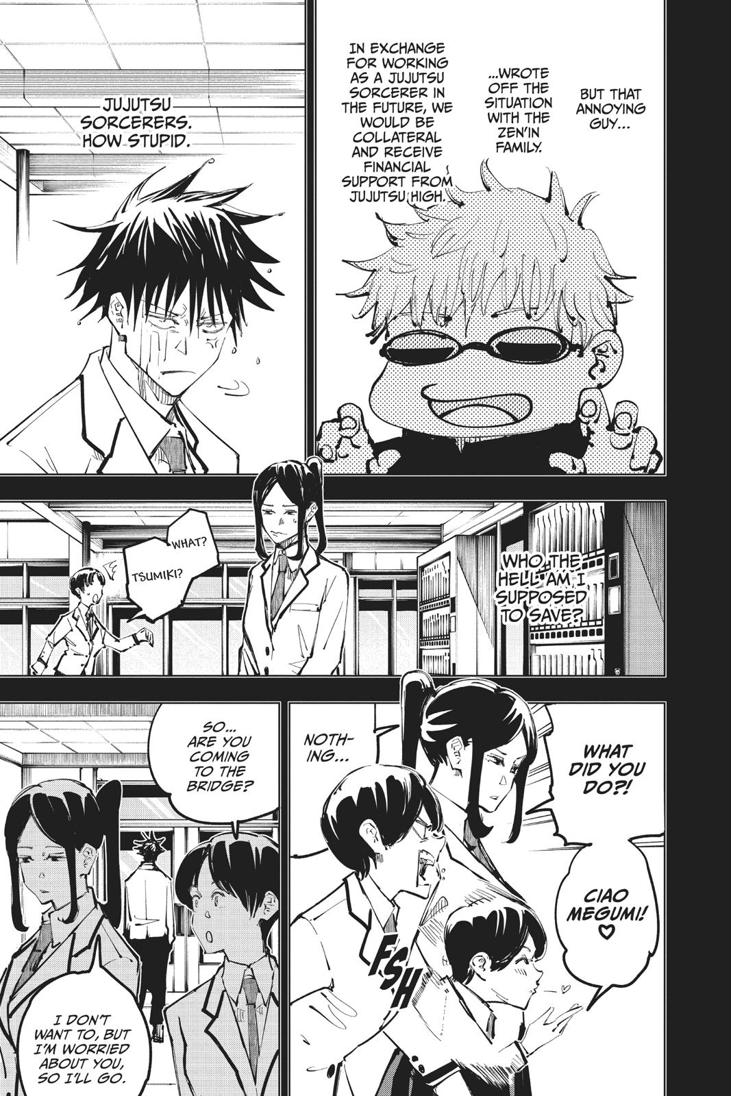 Jujutsu Kaisen Chapter 59 page 9 - Chapter 59: The Origin of Obedience, Part 5