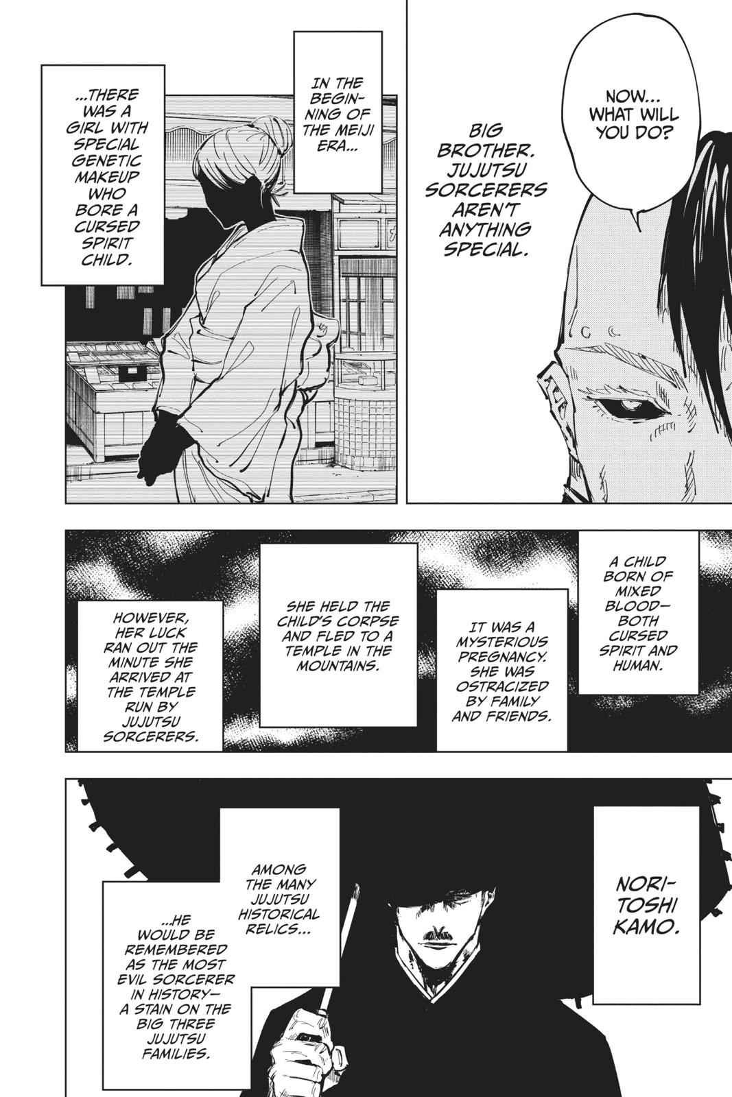 Jujutsu Kaisen Chapter 60 page 12 - Chapter 60: The Origin of Obedience, Part 6