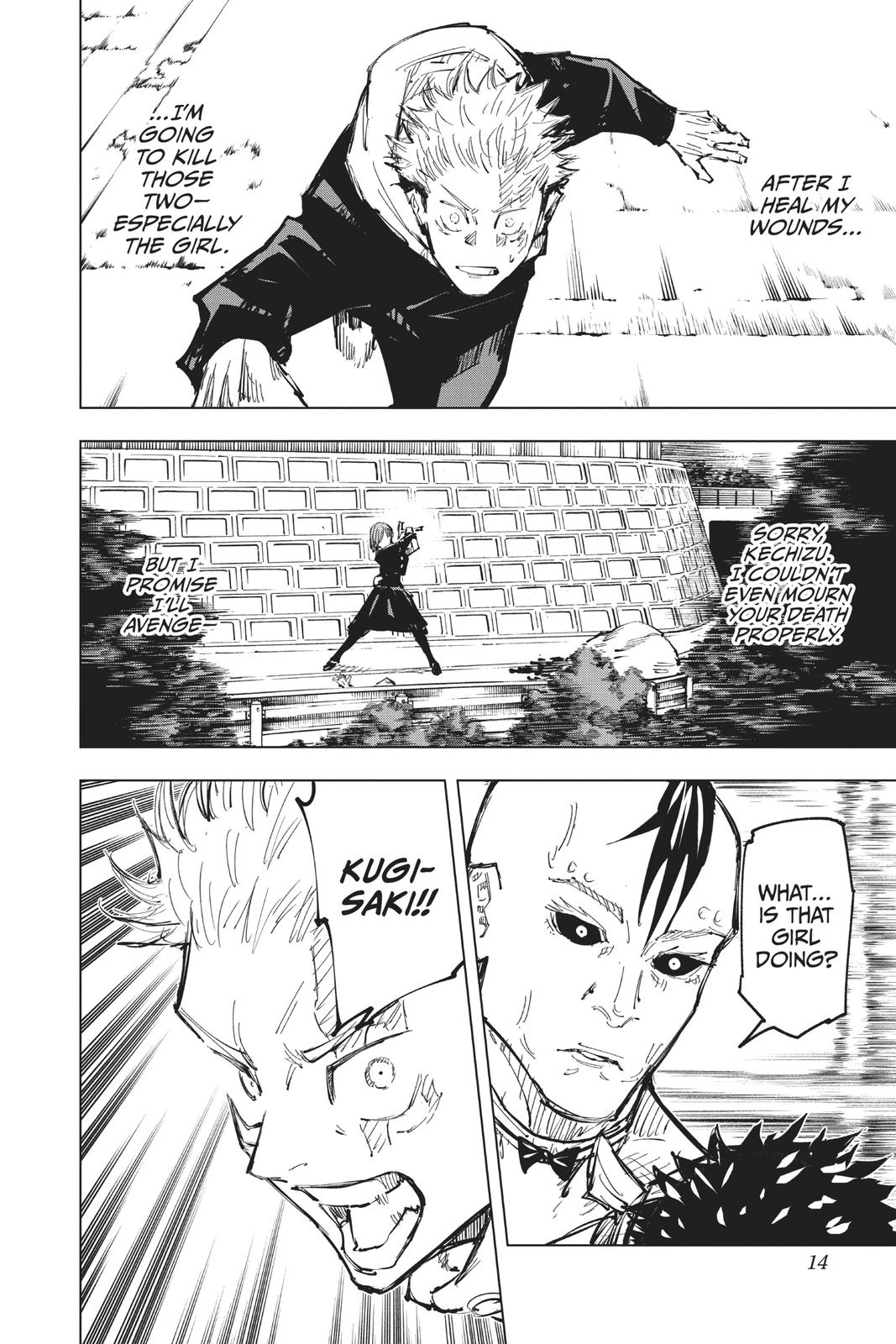 Jujutsu Kaisen Chapter 62 page 14 - Chapter 62: The Origin of Obedience, Part 8