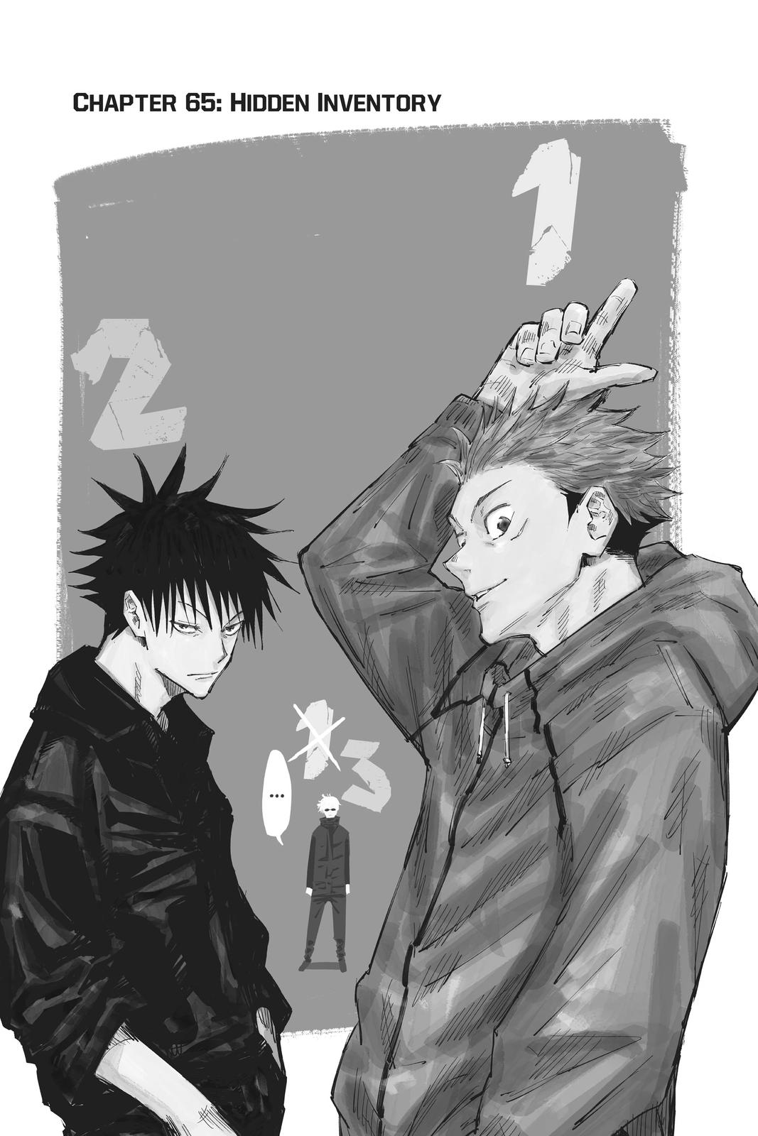 Jujutsu Kaisen Chapter 65 page 1 - Chapter 65: Hidden Inventory