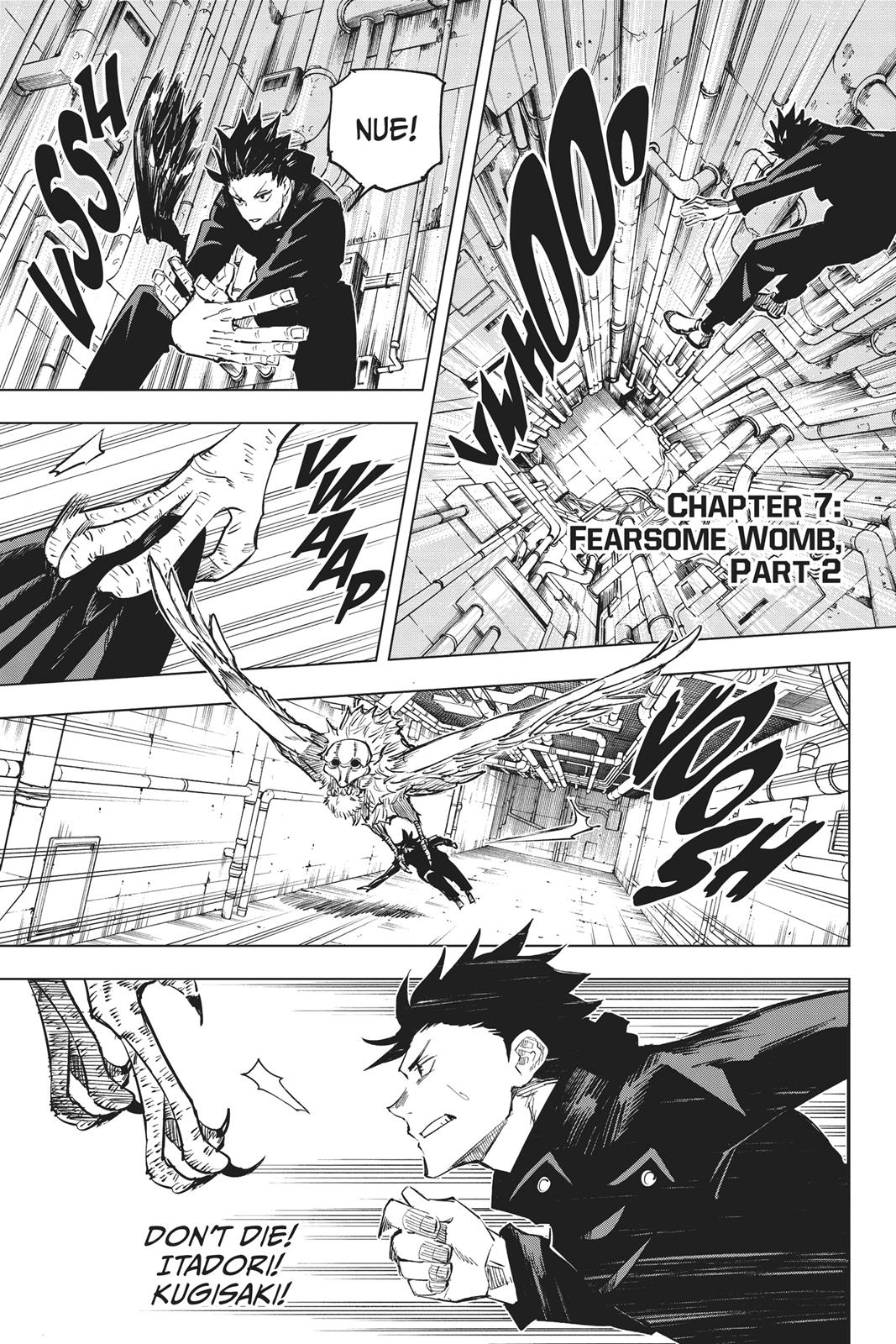 Jujutsu Kaisen Chapter 7 page 1 - Chapter 7: Fearsome Womb, Part 2