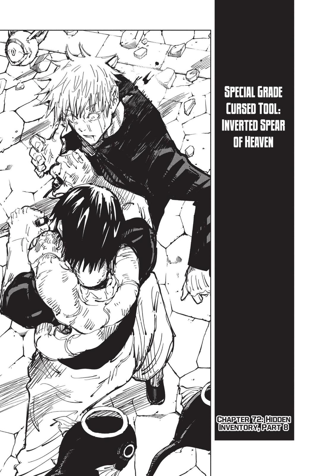 Jujutsu Kaisen Chapter 72 page 1 - Chapter 72: Hidden Inventory, Part 8