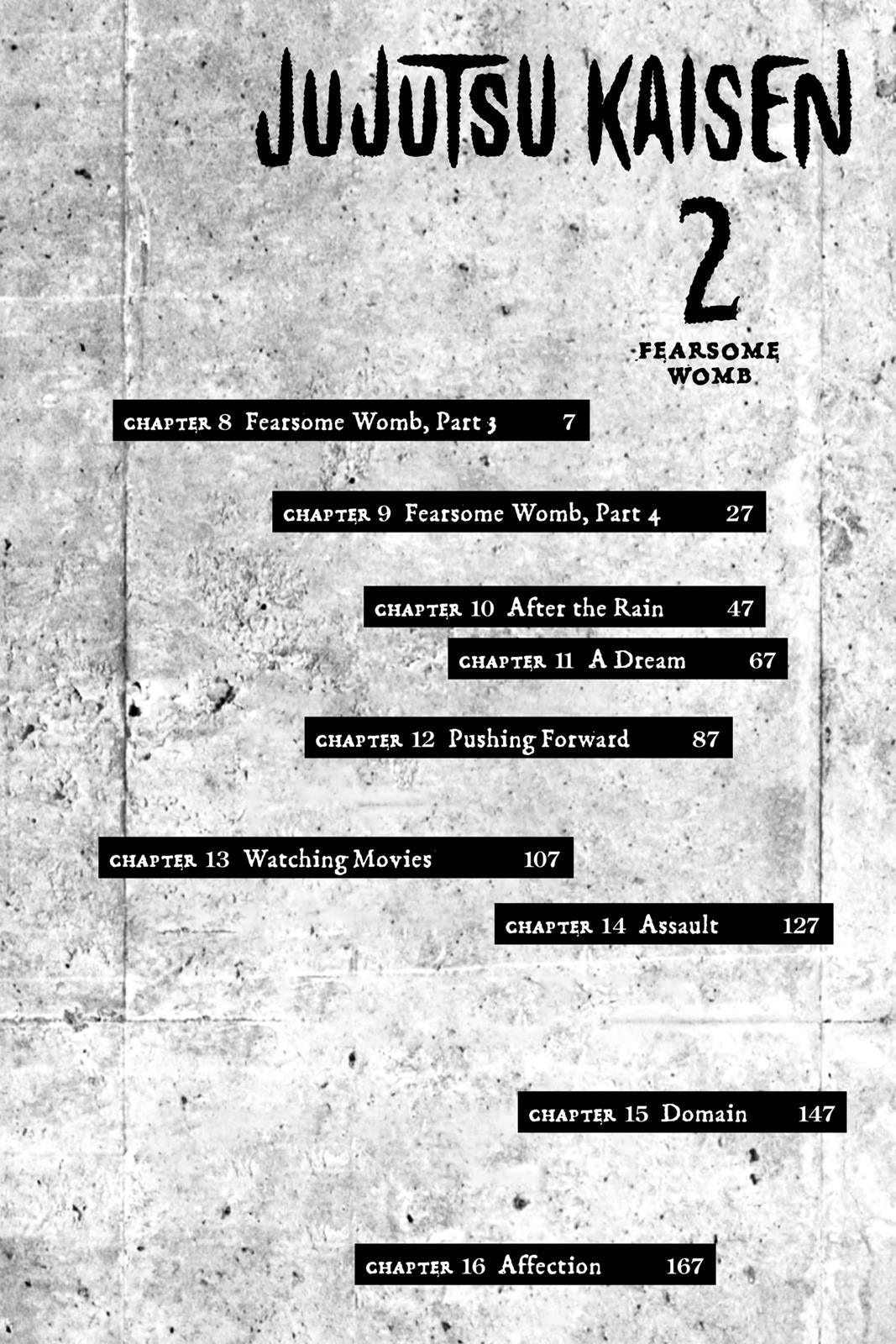 Jujutsu Kaisen Chapter 8 page 6 - Chapter 8: Fearsome Womb, Part 3
