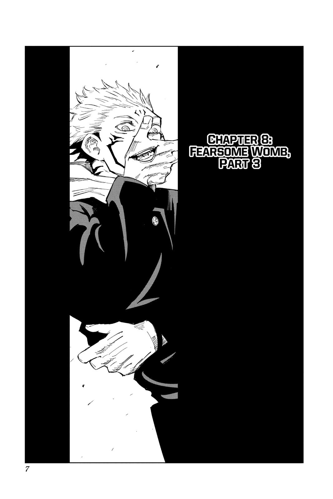 Jujutsu Kaisen Chapter 8 page 7 - Chapter 8: Fearsome Womb, Part 3