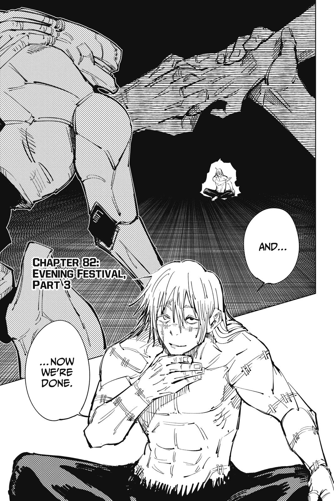 Jujutsu Kaisen Chapter 82 page 1 - Chapter 82: Evening Festival, Part 3