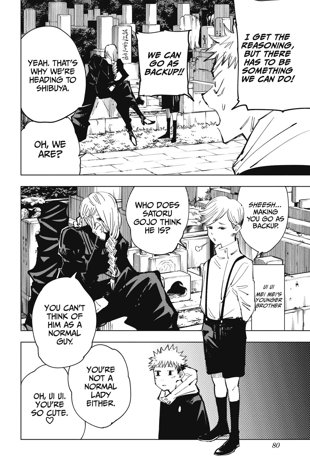 Jujutsu Kaisen Chapter 83 page 14 - Chapter 83: The Shibuya Incident, Part 1