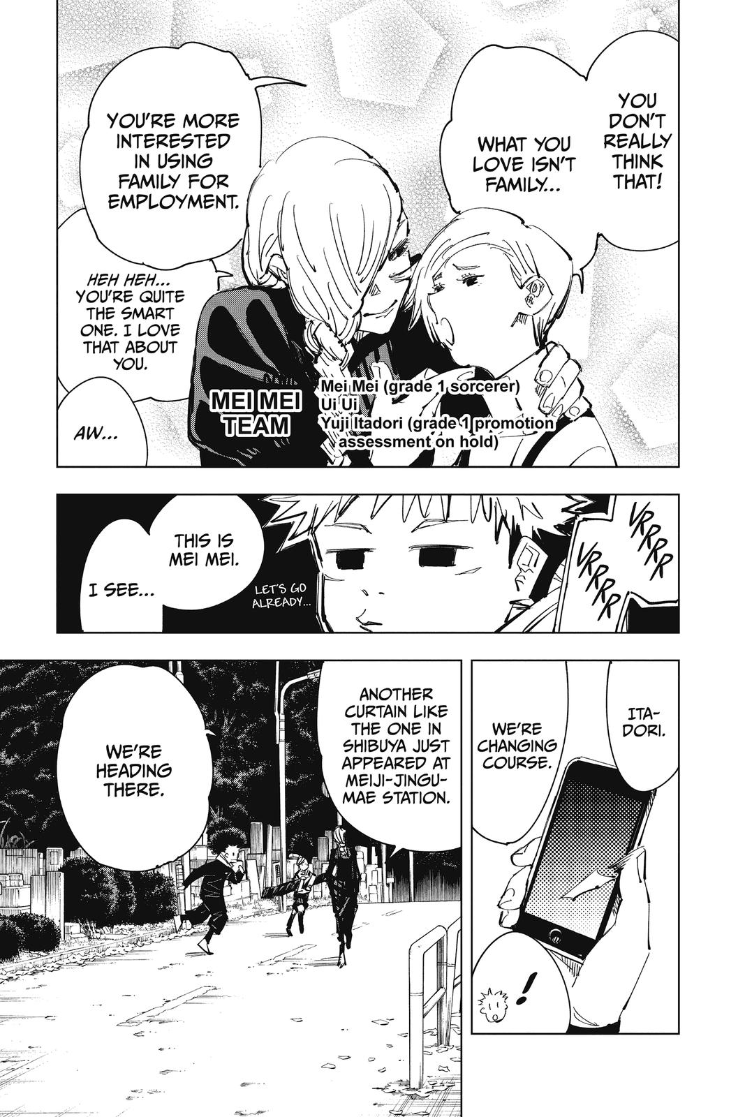 Jujutsu Kaisen Chapter 83 page 15 - Chapter 83: The Shibuya Incident, Part 1