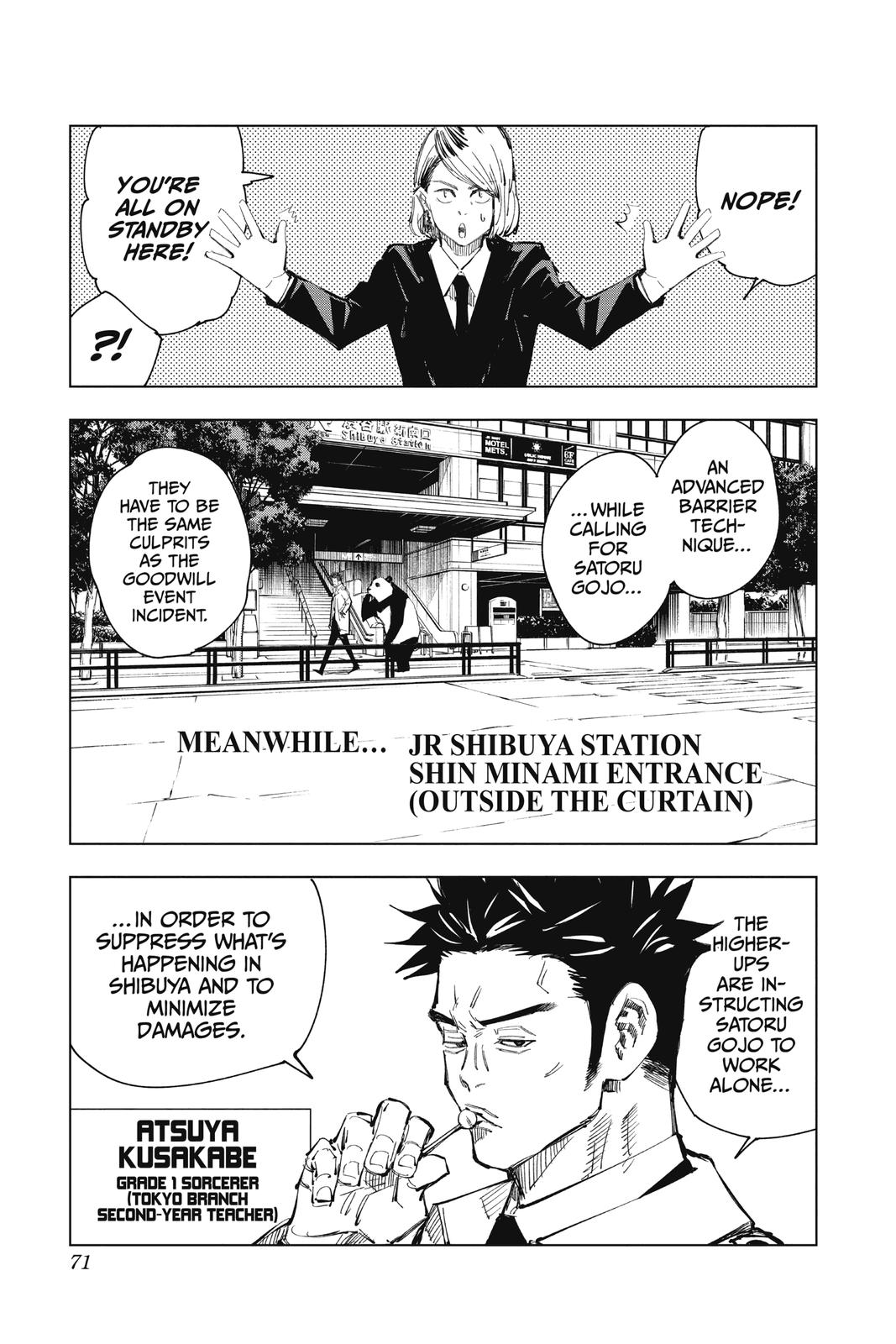Jujutsu Kaisen Chapter 83 page 5 - Chapter 83: The Shibuya Incident, Part 1