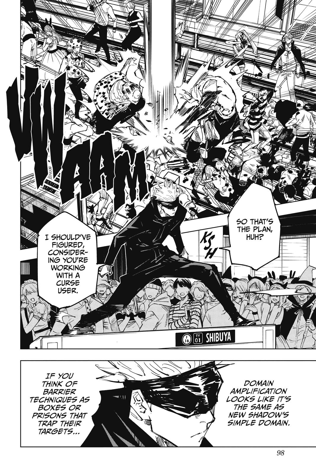 Jujutsu Kaisen Chapter 84 page 10 - Chapter 84: The Shibuya Incident, Part 2