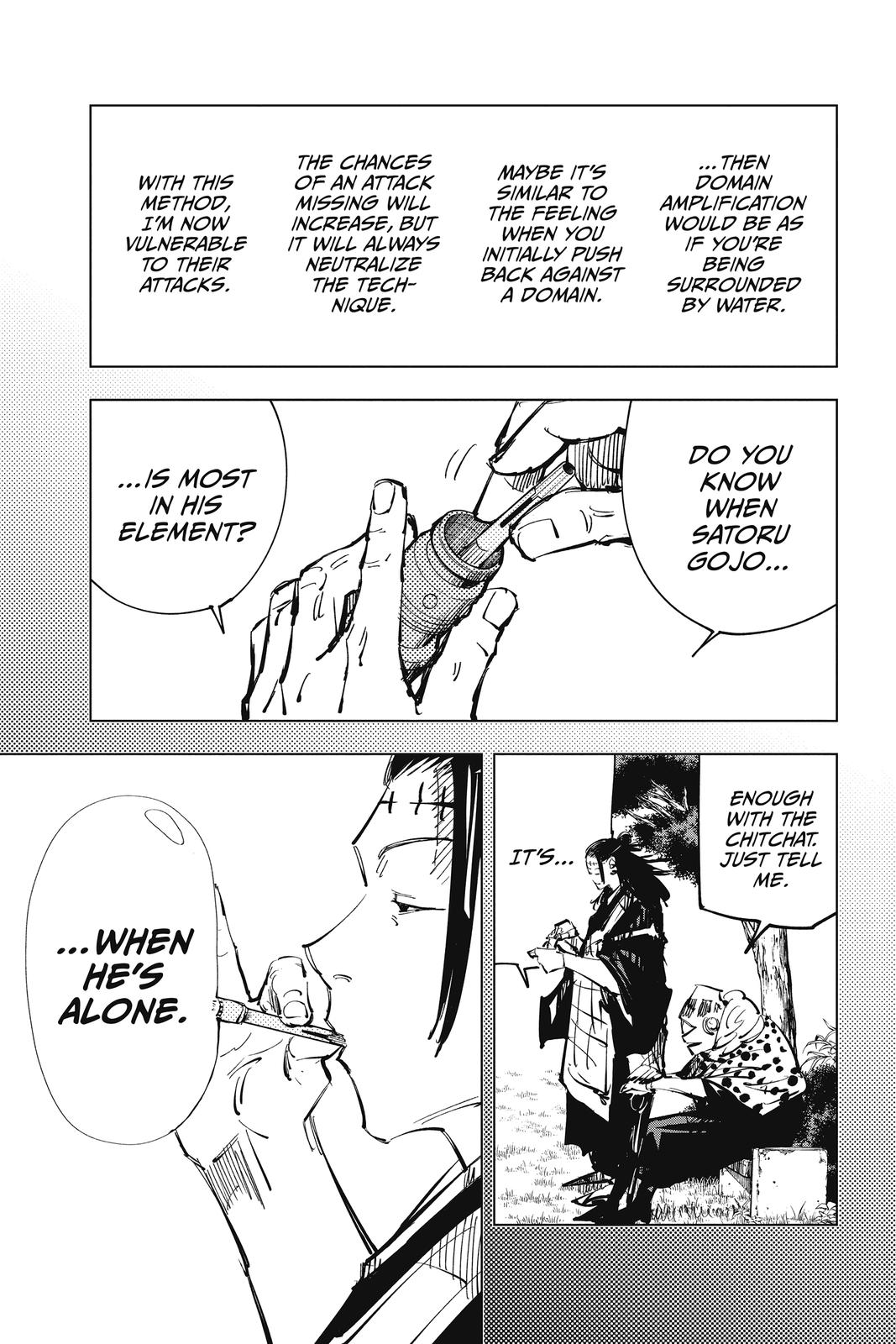 Jujutsu Kaisen Chapter 84 page 11 - Chapter 84: The Shibuya Incident, Part 2