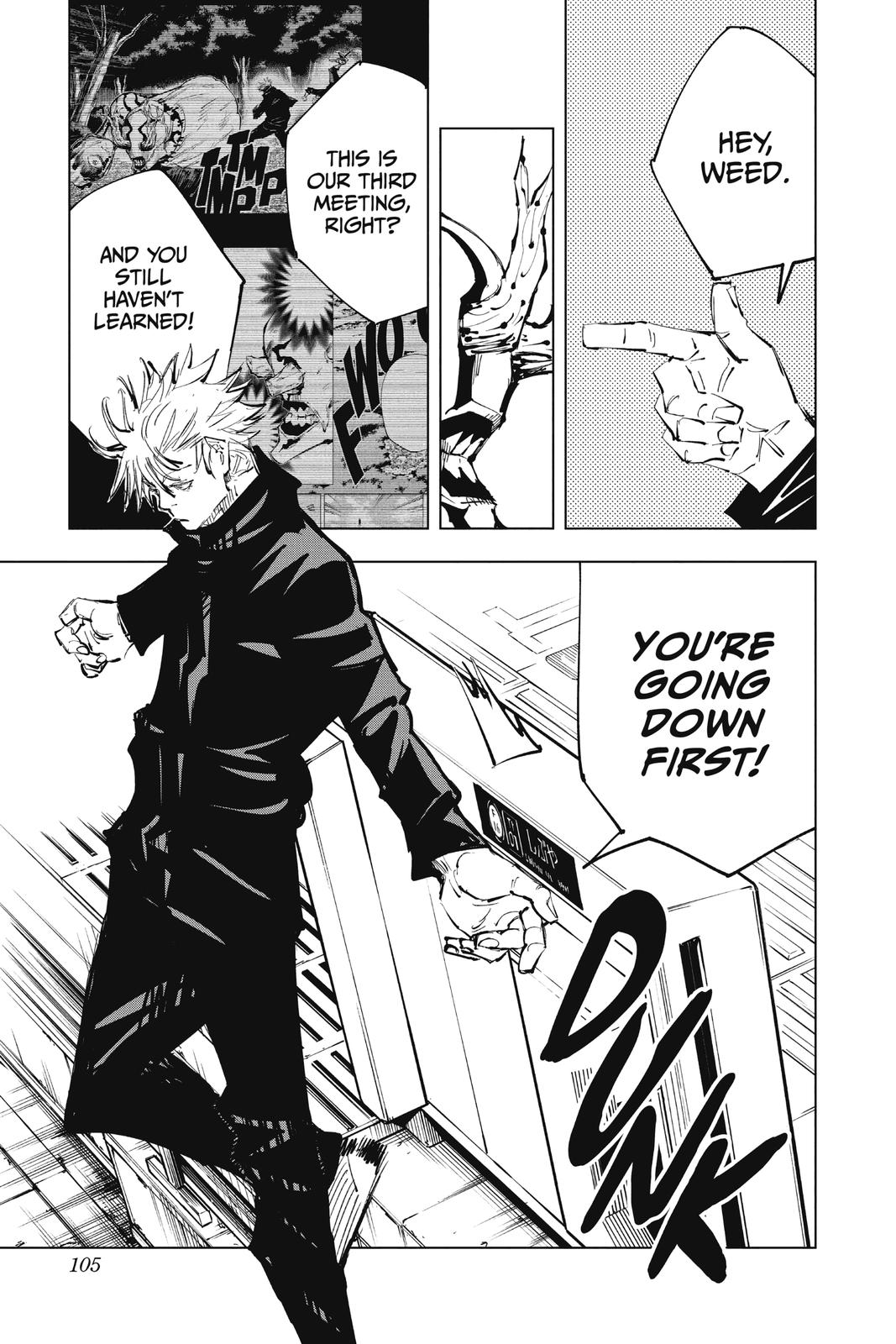 Jujutsu Kaisen Chapter 84 page 17 - Chapter 84: The Shibuya Incident, Part 2