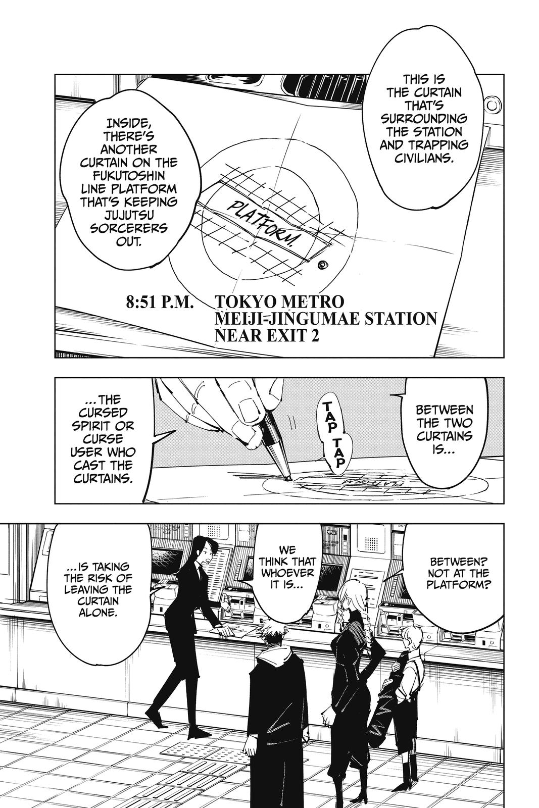 Jujutsu Kaisen Chapter 85 page 19 - Chapter 85: The Shibuya Incident, Part 3