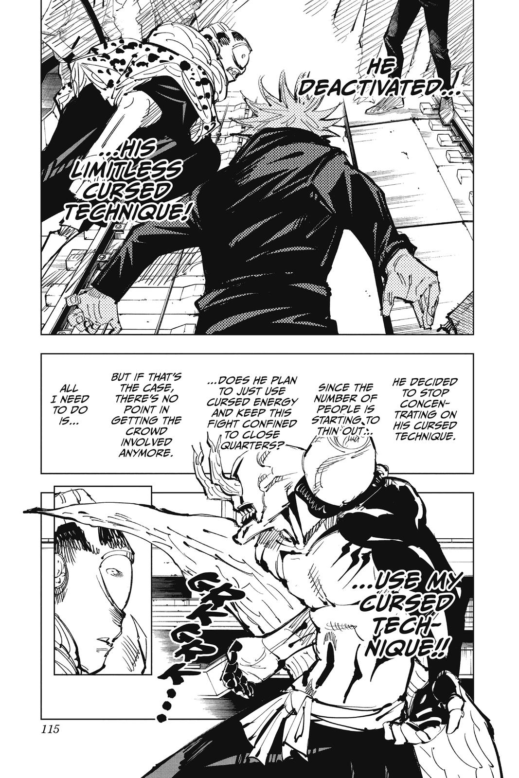 Jujutsu Kaisen Chapter 85 page 9 - Chapter 85: The Shibuya Incident, Part 3
