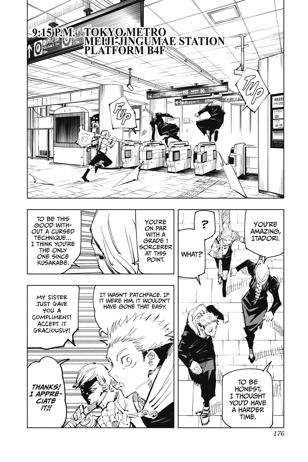 Jujutsu Kaisen Chapter 88 page 8 - Chapter 88: The Shibuya Incident, Part 6