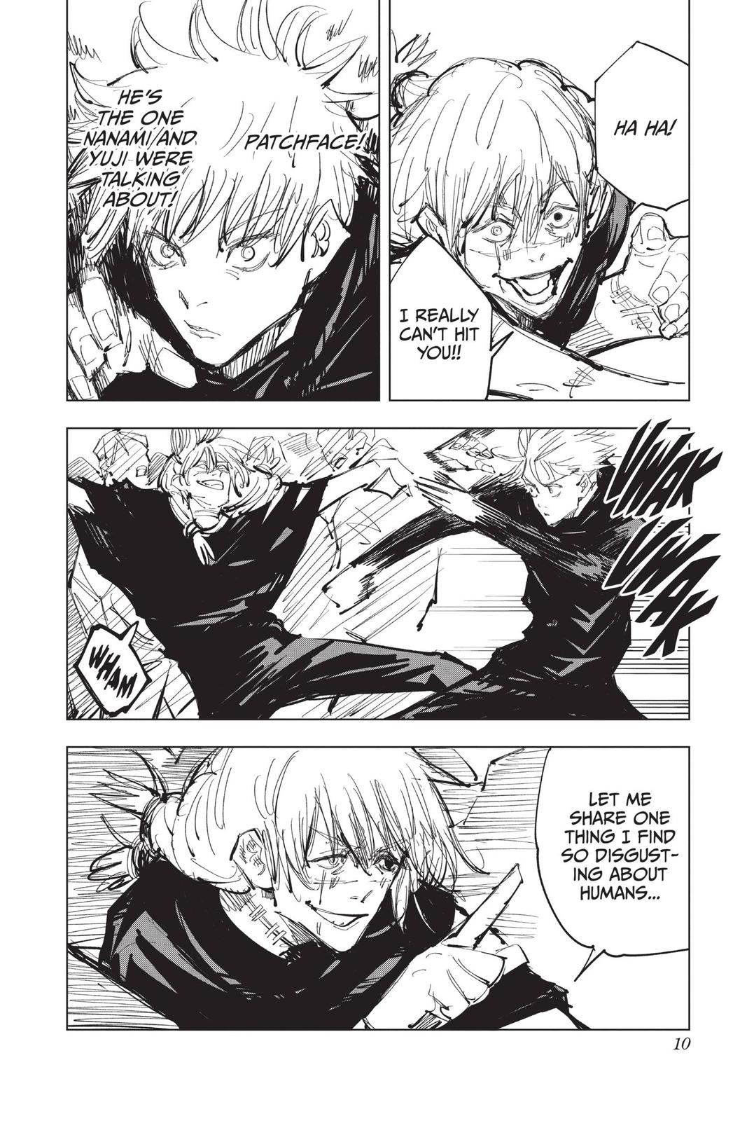 Jujutsu Kaisen Chapter 89 page 10 - Chapter 89: The Shibuya Incident, Part 7