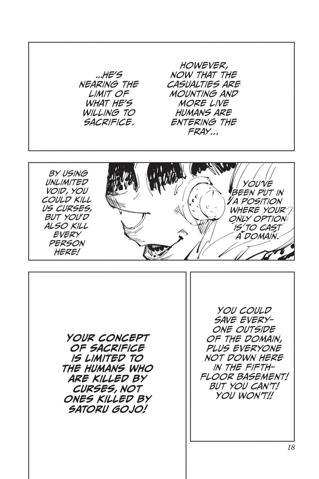 Jujutsu Kaisen Chapter 89 page 17 - Chapter 89: The Shibuya Incident, Part 7